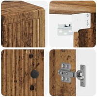 Badkamerwandkast EDE Oud hout 30 x 31 x 59 cm Bewerkt hout 7