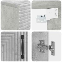 Badkamerwandkast HAARLEM Betongrijs 30 x 31 x 59 cm 7