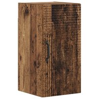 Badkamerwandkast HAARLEM Oud hout 30 x 31 x 59 cm Bewerkt hout 2
