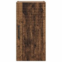 Badkamerwandkast HAARLEM Oud hout 30 x 31 x 59 cm Bewerkt hout 4
