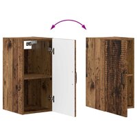 Badkamerwandkast HAARLEM Oud hout 30 x 31 x 59 cm Bewerkt hout 8