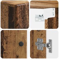 Badkamerwandkast BREDA Oud hout 30 x 31 x 59 cm Bewerkt hout 7