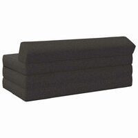 Opvouwbare slaapbankDonkergrijs 120 x 60 x 49 cm Stof 4