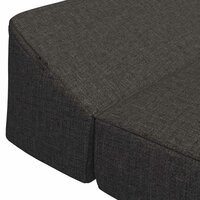 Opvouwbare slaapbankDonkergrijs 120 x 60 x 49 cm Stof 5