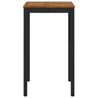 Tuin Bartafel Naturel en Zwart 60 x 60,5 x 105 cm 3