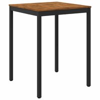 Tuin Bartafel Naturel en Zwart 80 x 80,5 x 105 cm 2