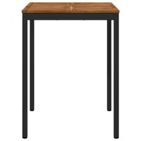 Tuin Bartafel Naturel en Zwart 80 x 80,5 x 105 cm 3