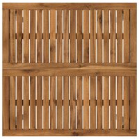 Tuin Bartafel Natuurlijk en Wit 80 x 80,5 x 105 cm 4