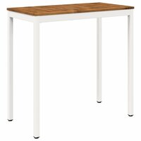 Tuin Bartafel Natuurlijk en Wit 108,5 x 55 x 105 cm 2