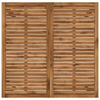 Tuin Bartafel Naturel en Zwart 110 x 108,5 x 105 cm 4