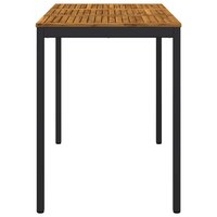 Tuin Bartafel Naturel en Zwart 141 x 80,5 x 105 cm 4