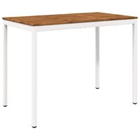 Tuin Bartafel Natuurlijk en Wit 141 x 80,5 x 105 cm 2