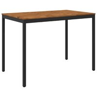 Tuin Bartafel Naturel en Zwart 147 x 88,5 x 105 cm 2