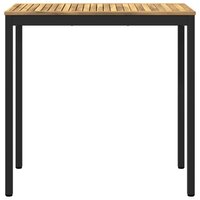 Tuin Bartafel Wit en zwart 108,5 x 55 x 105 cm 3