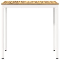 Tuin Bartafel Wit 108,5 x 55 x 105 cm Massief Acaciahout 3