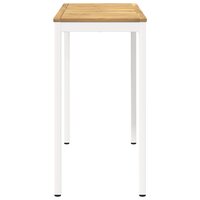 Tuin Bartafel Wit 108,5 x 55 x 105 cm Massief Acaciahout 4