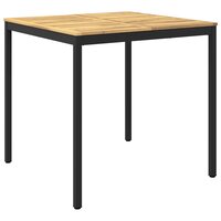 Tuin Bartafel Wit en zwart 110 x 108,5 x 105 cm 2