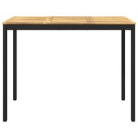 Tuin Bartafel Wit en zwart 141 x 80,5 x 105 cm 3