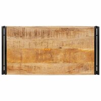 Badkamer wandschap Bruin 100 x 50 x 23 cm Massief Ruw Mango Hout 7