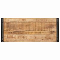 Badkamer wandschap Bruin 120 x 50 x 23 cm Massief Ruw Mango Hout 7