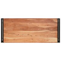 Badkamer wandschap voor Bruin 120 x 50 x 23 cm Massief Acaciahout 7