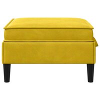 Hocker met Opslag Geel Fluweel 5