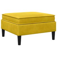 Hocker met Opslag Geel Fluweel 6
