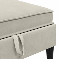 Hocker met Opslag Havermout Fluweel 7
