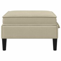 Hocker met Opslag Zand Fluweel 5