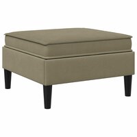 Hocker met Opslag Kaki Fluweel 6