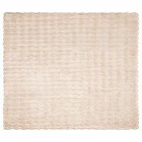 Antislip deken van imitatie konijnenbont Olite Beige Polyester 5