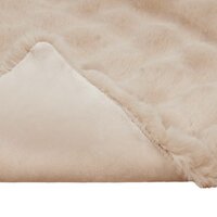 Antislip deken van imitatie konijnenbont Olite 4 st Beige 8