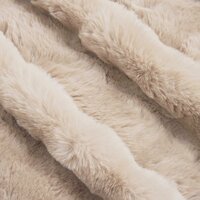 Antislip deken van imitatie konijnenbont Olite 4 st Beige 9