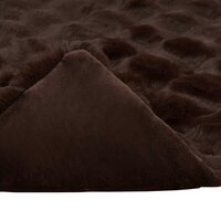 Antislip deken van imitatie konijnenbont Olite Kameel Polyester 7