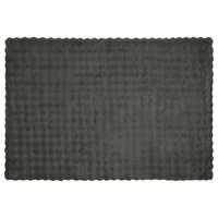 Antislip deken van imitatie konijnenbont Olite 4 st Donkergrijs 6