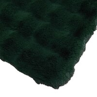 Antislip deken van imitatie konijnenbont Olite Donkergroen 6