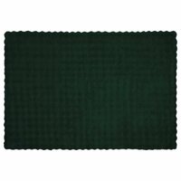 Antislip deken van imitatie konijnenbont Olite 4 st Donkergroen 6