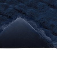 Antislip deken van imitatie konijnenbont Olite Marineblauw 7