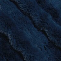 Antislip deken van imitatie konijnenbont Olite 4 st Marineblauw 9