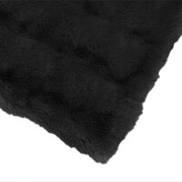 Antislip deken van imitatie konijnenbont Olite Zwart Polyester 6