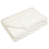 Antislip deken van imitatie konijnenbont Olite 4 st Wit 8.1 kg 5