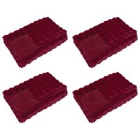 Antislip deken van imitatie konijnenbont Olite 4 st 20.3 kg 2