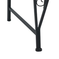 Boombank 4 zitplaatsen 160 x 80 x 89 cm Staal Zwart 3