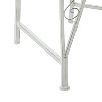 Boombank 8 zitplaatsen &Oslash; 160 x 89 cm Staal Antiek wit 3