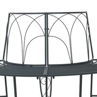 Boombank 4 zitplaatsen 160 x 80 x 89 cm Staal 4