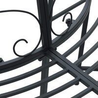 Boombank 8 zitplaatsen &Oslash; 160 x 89 cm Staal Zwart Rond 4