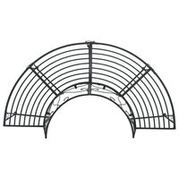 Boombank 4 zitplaatsen 160 x 80 x 89 cm Staal Zwart 2