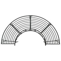 Boombank 4 zitplaatsen 160 x 80 x 89 cm Staal Zwart 2