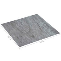 Vloerplanken Lichtgrijs 5,11 m&sup2; 55 st PVC 6