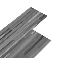 Vloerplanken Gestreept Grijs 5,02 m&sup2; 36 st PVC 2